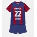Barcelona Ilkay Gundogan #22 Babykleding Thuisshirt Kinderen 2023-24 Korte Mouwen (+ korte broeken)